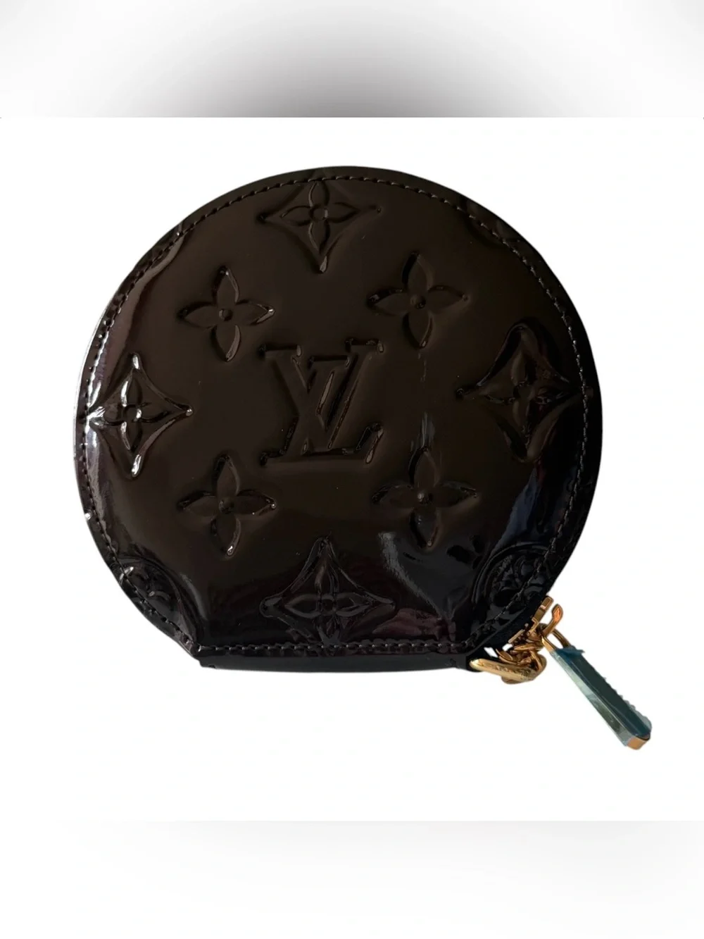 Louis Vuitton Animania Ecureuil Squirrel Coin Purse Amarante Vernis M91386